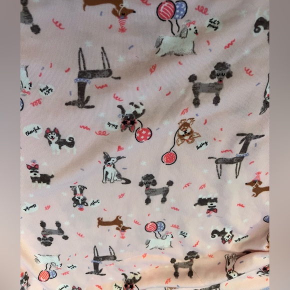 Cuddl Duds Pajama Top Womens Size XS Soft Novelty Dog Frenchie Pug Maltese NWT - Picture 5 of 6